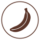 ikonka banan - kilka wariantów smakowych