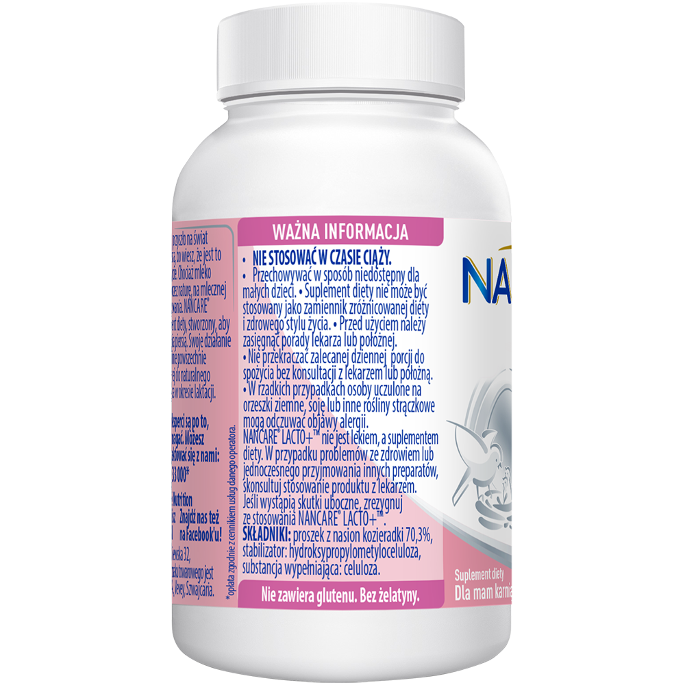 Opakowanie suplementu diety NANCARE® MAMA LACTO+™