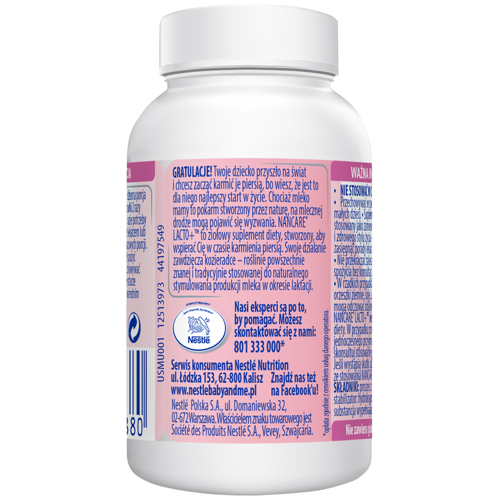 Opakowanie suplementu diety NANCARE® MAMA LACTO+™