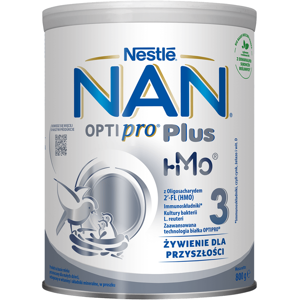 opakowanie  produktu na bazie mleka NAN OPTIPRO® Plus 3 HMO
