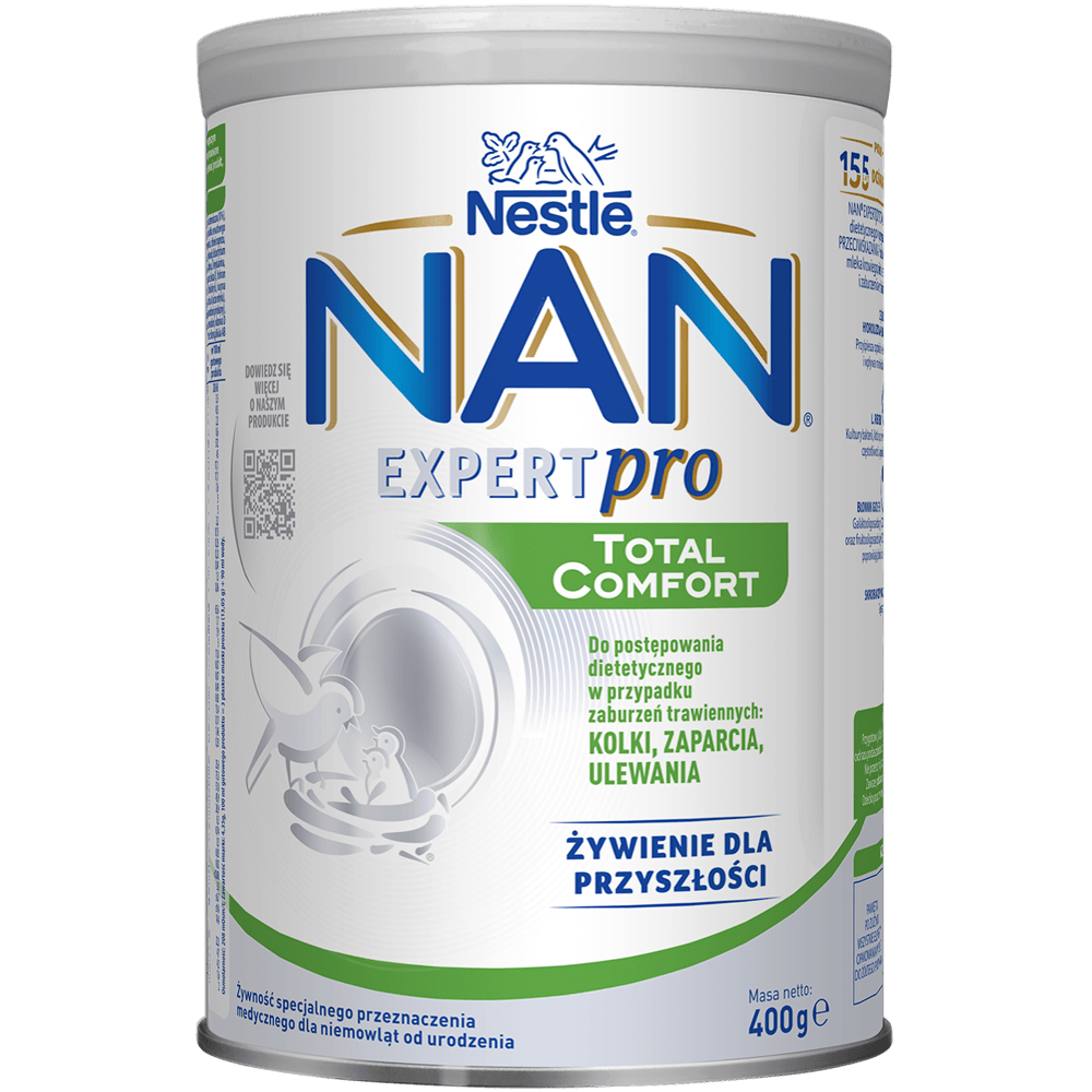 opakowanie NAN EXPERTPRO TOTAL COMFORT kolki, zaparcia, ulewania