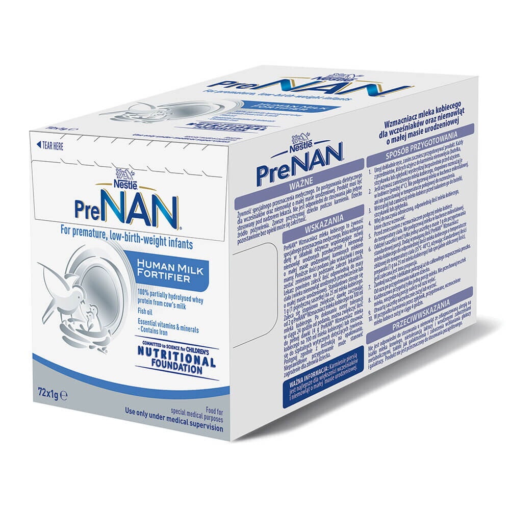 opakowanie  produktu PreNAN® Wzmacniacz mleka kobiecego
