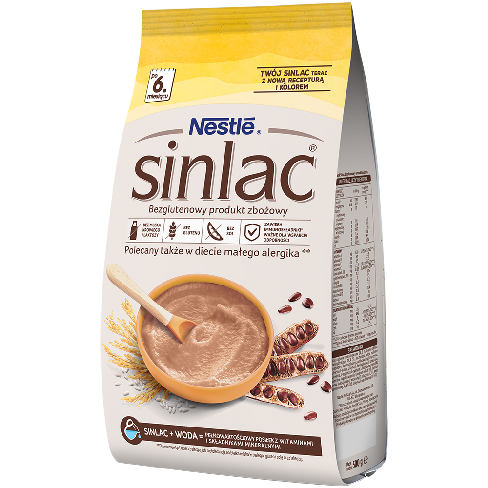 Opakowanie produktu Nestlé Sinlac 500g