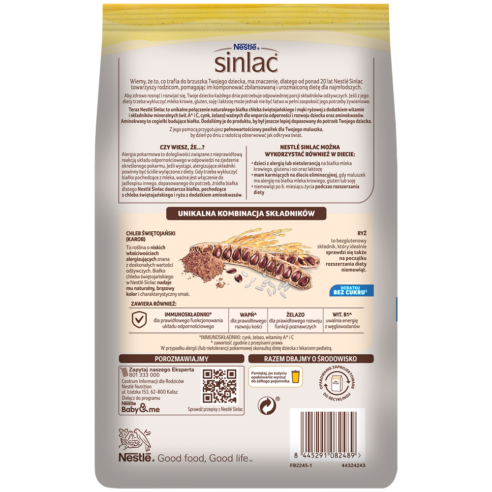 Nestlé Sinlac bez cukru